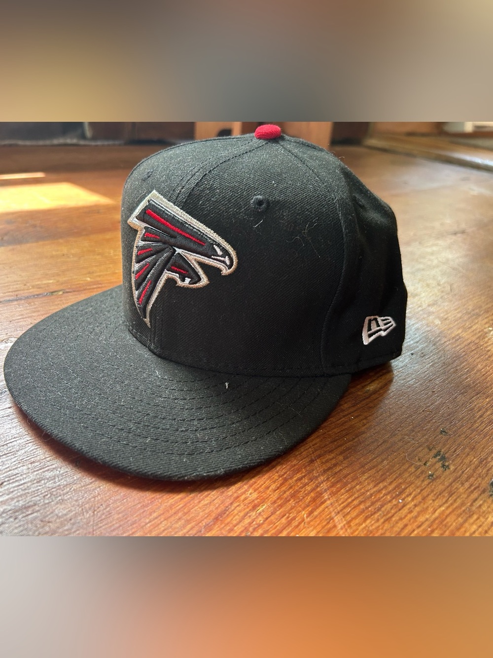 New Era Black Red Atlanta Falcons Snapback Hat